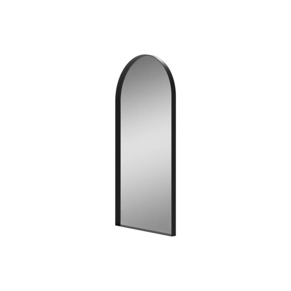 Espelho Sem Iluminação, com moldura em arco GIORGIA 120cmx60cm Preto