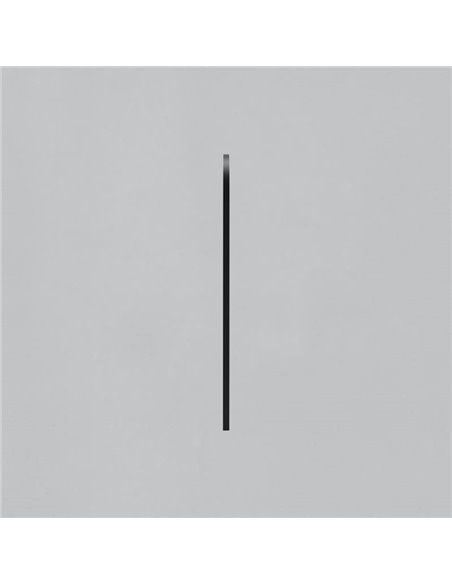 Miroir sans éclairage, avec cadre en forme d'arc GIORGIA 120cmx60cm Noir