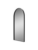 Espejo Sin Iluminación de cuerpo entero con marco en forma de arco GIORGIA 170cmx70cm Negro
