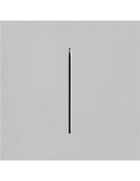 Espelho com luz LED 58W 3000K 3940lm GIORGIA, com moldura em arco 120cmx60cm Preto