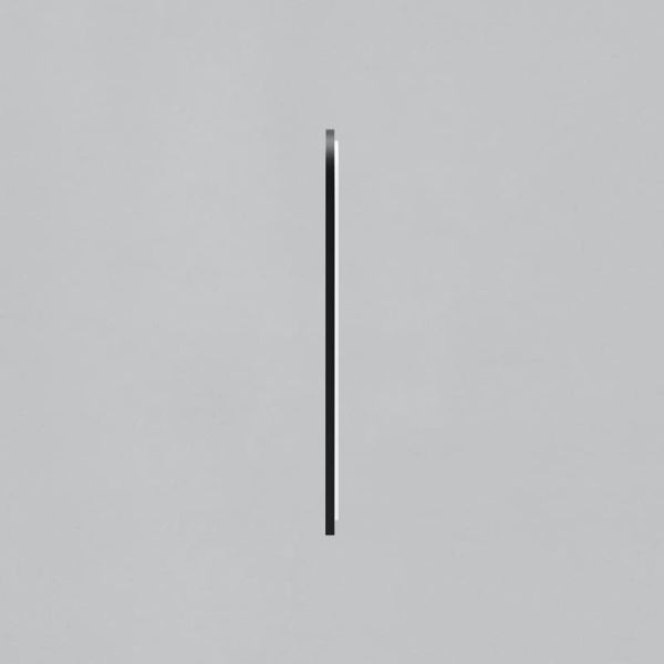 Miroir avec lumière LED 58W 3000K 3940lm GIORGIA, avec cadre en forme d'arc 120cmx60cm Noir