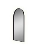 Miroir avec lumière LED sur toute la longueur, en forme d'arc 73W 3000K 4975lm GIORGIA 170cmx70cm Noir IP44