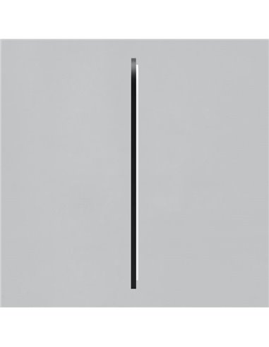 Miroir avec lumière LED sur toute la longueur, en forme d'arc 73W 3000K 4975lm GIORGIA 170cmx70cm Noir IP44