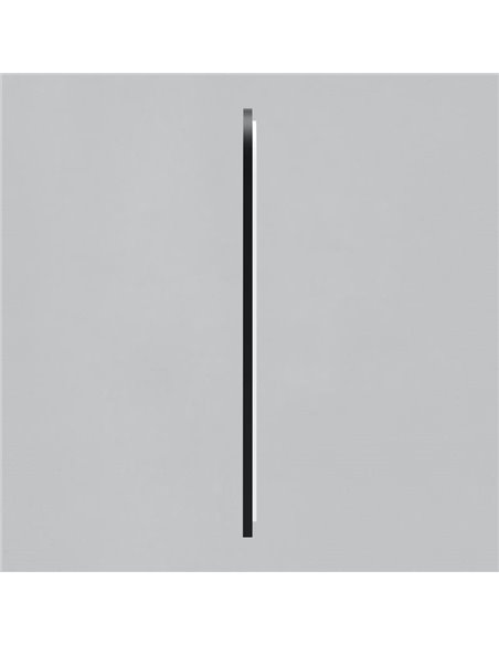 Espelho com luz LED de corpo inteiro, em forma de arco 73W 3000K 4975lm GIORGIA 170cmx70cm Preto IP44