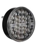Piloto Trasero LED 3 Funciones Redondo 12V / 24V Tulipa Transparente 9Cm de diámetro