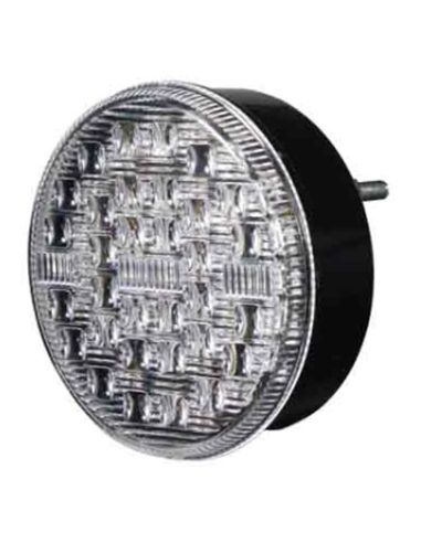 Piloto Trasero LED 3 Funciones Redondo 12V / 24V Tulipa Transparente 9Cm de diámetro