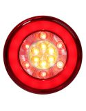 Feu Arrière LED 3 Fonctions Rond Glo Track Néon Diamètre 14Cm