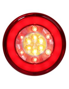 Feu Arrière LED 3 Fonctions Rond Glo Track Néon Diamètre 14Cm 2