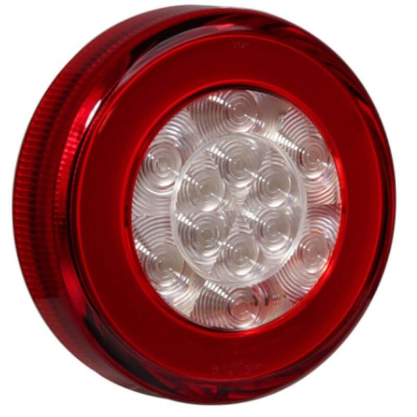 Feu Arrière LED 3 Fonctions Rond Glo Track Néon Diamètre 14Cm