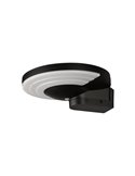 Aplique de parede solar LED GLOSS antracite texturizado, LED 5W 3000K 500lm, IP65, bateria integrada, para exterior