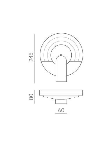Applique Solaire LED Texturée Anthracite GLOSS, LED 5W 3000K 500lm, IP65, Batterie Intégrée, Pour Extérieur