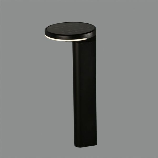 Balise Solaire Extérieure LED GLOSS Anthracite Texturé, 5W 3000K 500lm, IP65, Batterie Intégrée