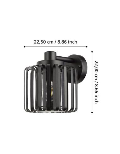 Aplique Pared Exterior Rejillas SELINUS Muy Decorativo | LeonLeds