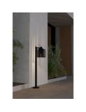 Baliza Exterior Rejillas SELINUS 85cm Alto Elegante IP65 | LeonLeds
