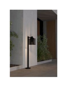 Baliza Exterior Rejillas SELINUS 85cm Alto Elegante IP65 | LeonLeds 2