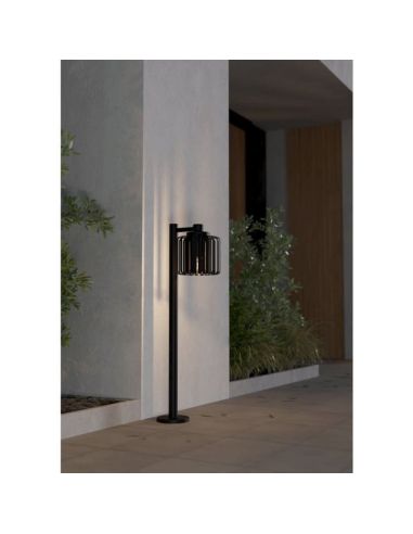 Baliza Exterior Rejillas SELINUS 85cm Alto Elegante IP65 | LeonLeds