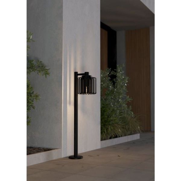 Baliza Exterior Rejillas SELINUS 85cm Alto Elegante IP65 | LeonLeds