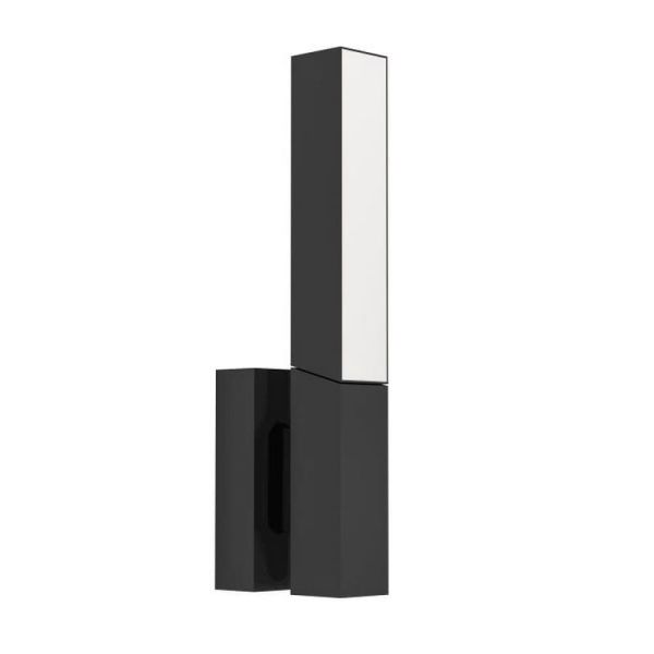 Aplique Pared Alargado 32cm UGENTO LED 4,2W 3000K IP44 Acero | LeonLeds