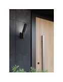Aplique Pared Alargado 32cm UGENTO LED 4,2W 3000K IP44 Acero | LeonLeds