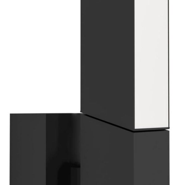 Aplique Pared Alargado 32cm UGENTO LED 4,2W 3000K IP44 Acero | LeonLeds