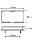 Piloto Trasero LED 4 Funciones Efecto Neon 12/24V Lucidity | LeonLeds