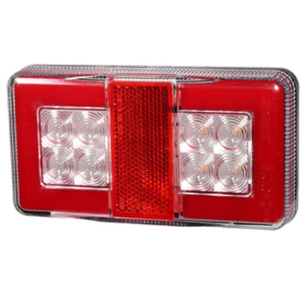 Farolim LED traseiro 4 funções efeito...