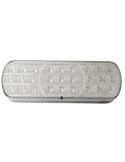 Piloto Trasero LED rectangular con Tulipa Transparente 3 Funciones 12V 24V 26021ARR-V