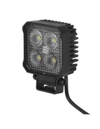 Mini-phare de travail LED carré Hella Value Fit TS1700 1700 lm 12 V 24 V avec câble
