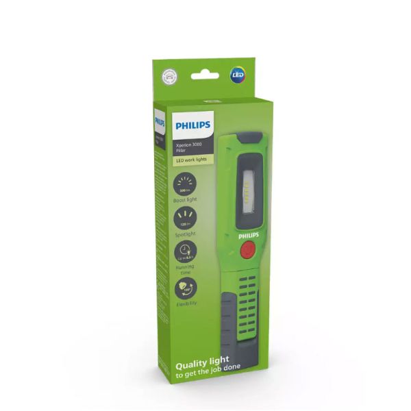 Lámpara de mano LED billante Xperion 3000 Pillar 500Lm con cabezal pivotante 180º