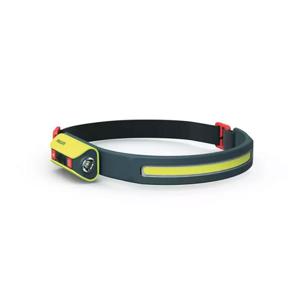 Head Xperion 6000 Lampe frontale panoramique 3-en-1 avec bande LED 300Lm + mise au point rotative 120Lm + capteur de mouvement