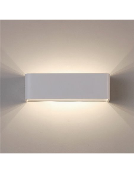 Aplique interior LED rectangular ICON 36cm 21W 2200lm 2700K-3000K Blanco/Negro/Oro con Interruptor deslizante