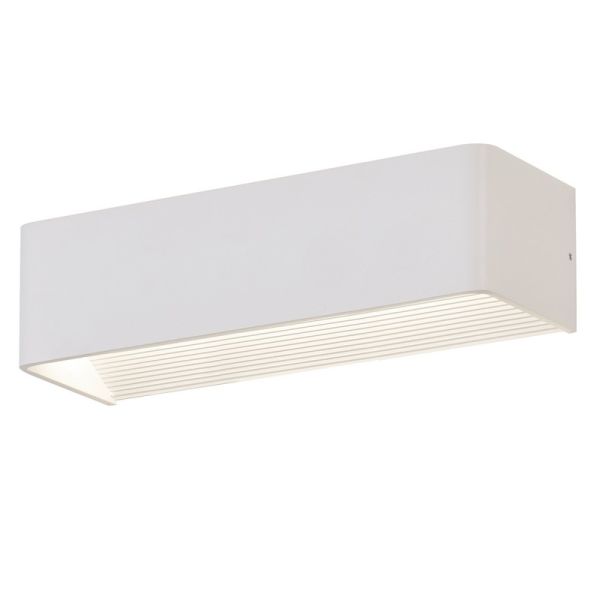 Applique d'intérieur LED rectangulaire ICON 36cm 21W 2200lm 2700K-3000K Blanc/Noir/Or avec interrupteur coulissant