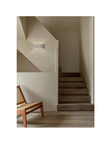 Applique murale d'intérieur LED longue ICON 50cm 32W 3162lm 2700K-3000K Blanc/Noir/Or avec interrupteur coulissant