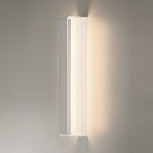 Applique murale d'intérieur LED longue ICON 50cm 32W 3162lm 2700K-3000K Blanc/Noir/Or avec interrupteur coulissant