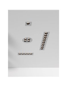 Spot LED encastrable circulaire INVISIBLE Blanc/Noir, 9W 3000K 680lm 2