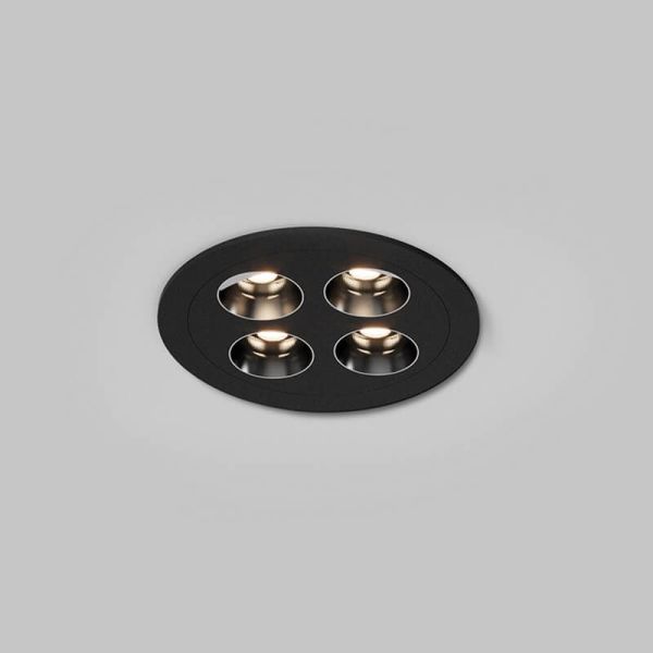 Foco Downlight Empotrable LED Circular INVISIBLE Blanco/Negro, 9W 3000K 680lm
