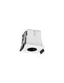 Foco Downlight Empotrable LED Cuadrado INVISIBLE Blanco/Negro, 3W 3000K 170lm