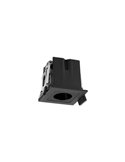 Foco embutido LED quadrado INVISIBLE branco/preto, 3W 3000K 170lm