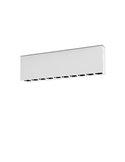 Plafonnier LED en saillie avec 10 spots INVISIBLES 272mm Blanc/Noir, LED 24W 3000K 1790lm