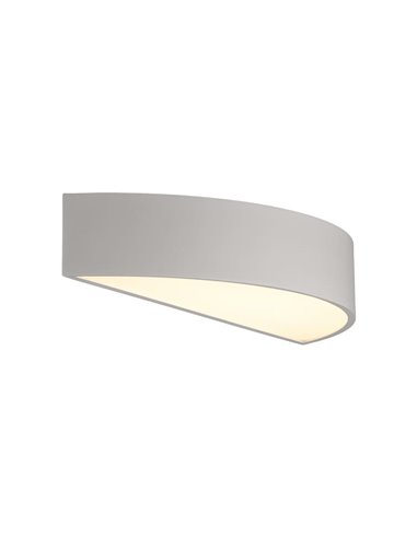 Aplique semicircular LED ISIA Ø60cm Blanco/Negro/Oro, 2x22W 4875lm, Kelvin 3000K-4000K con Interruptor deslizante Con y Sin Casa