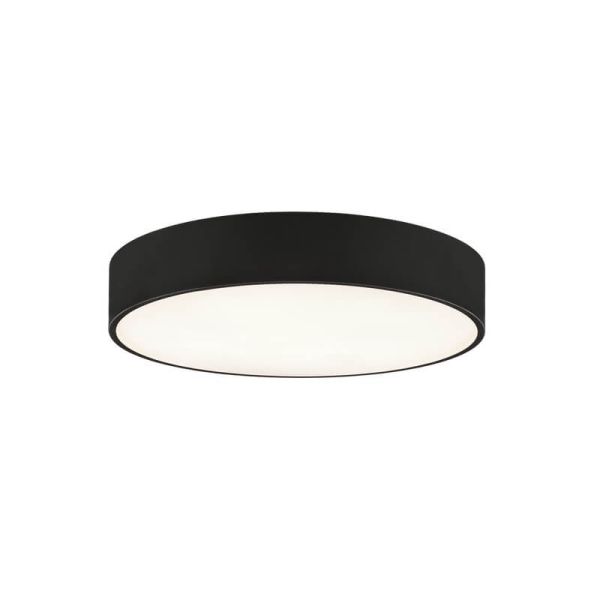 Plafón LED circular ISIA Ø40cm Blanco/Negro/Oro, 40W 3660lm, Kelvin 3000K-4000K Slide Switch con Interruptor deslizante Con y Si