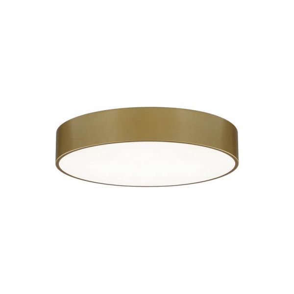 Plafonnier LED circulaire ISIA Ø40cm Blanc/Noir/Or, 40W 3660lm, Kelvin 3000K-4000K Interrupteur à glissière avec interrupteur à 