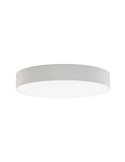 Plafon LED circular ISIA Ø60cm Branco/Preto/Dourado, 55W 5250lm, Interruptor deslizante Kelvin 3000K-4000K com interruptor desli