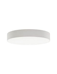 Plafon LED circular ISIA Ø60cm Branco/Preto/Dourado, 55W 5250lm, Interruptor deslizante Kelvin 3000K-4000K com interruptor desli