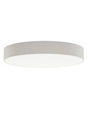 ISIA grande plafon LED circular Ø80cm branco/preto/dourado, 88W 8440lm, interruptor deslizante Kelvin 3000K-4000K com interrupto
