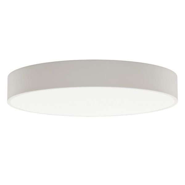 ISIA grande plafon LED circular Ø80cm branco/preto/dourado, 88W 8440lm, interruptor deslizante Kelvin 3000K-4000K com interrupto