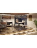 Perfil para Tira de  LED para Iluminación Decorativa en mobiliario y acabados interiores color bruto sujetar con tornillos cinta