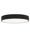 ISIA grande plafon LED circular Ø80cm branco/preto/dourado, 88W 8440lm, interruptor deslizante Kelvin 3000K-4000K com interrupto