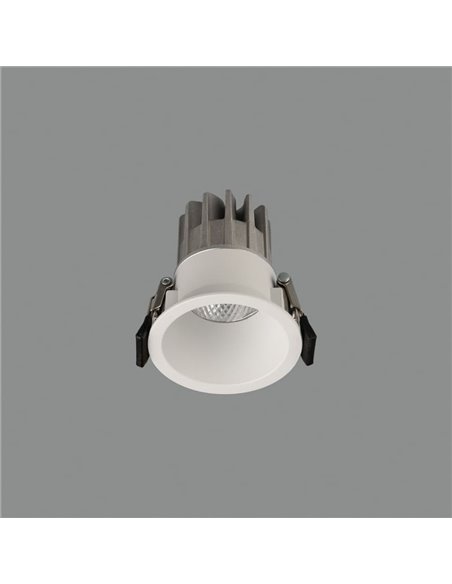 Downlight encastrable LED COB blanc KIDAL, Ø6cm 5W IP44 2700K/3000K/4000K 495lm/540lm/580lm