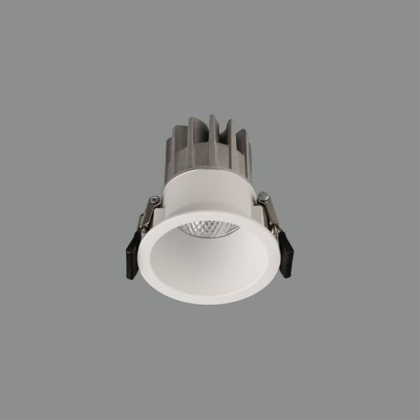 Downlight embutido LED COB branco KIDAL, Ø6cm 5W IP44 2700K/3000K/4000K 495lm/540lm/580lm